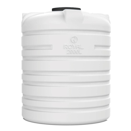 خزان مياه سعة 2000 لتر (ابيض)