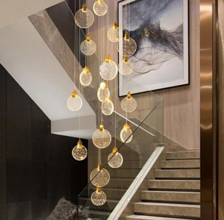 ثريا مودرن طويلة قطر القاعده 50 سم